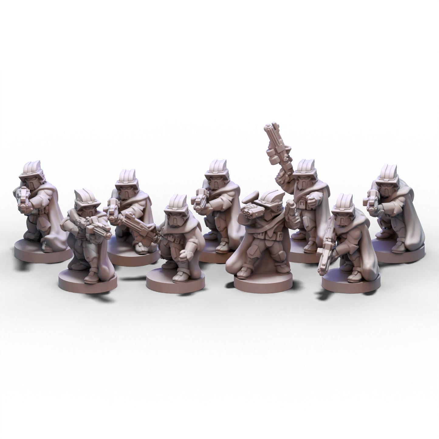 GMO Wars | GMO SRF Troopers with Cape | 6mm