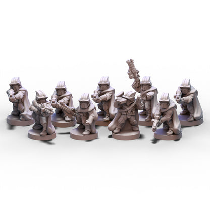 GMO Wars | GMO SRF Troopers with Cape | 6mm