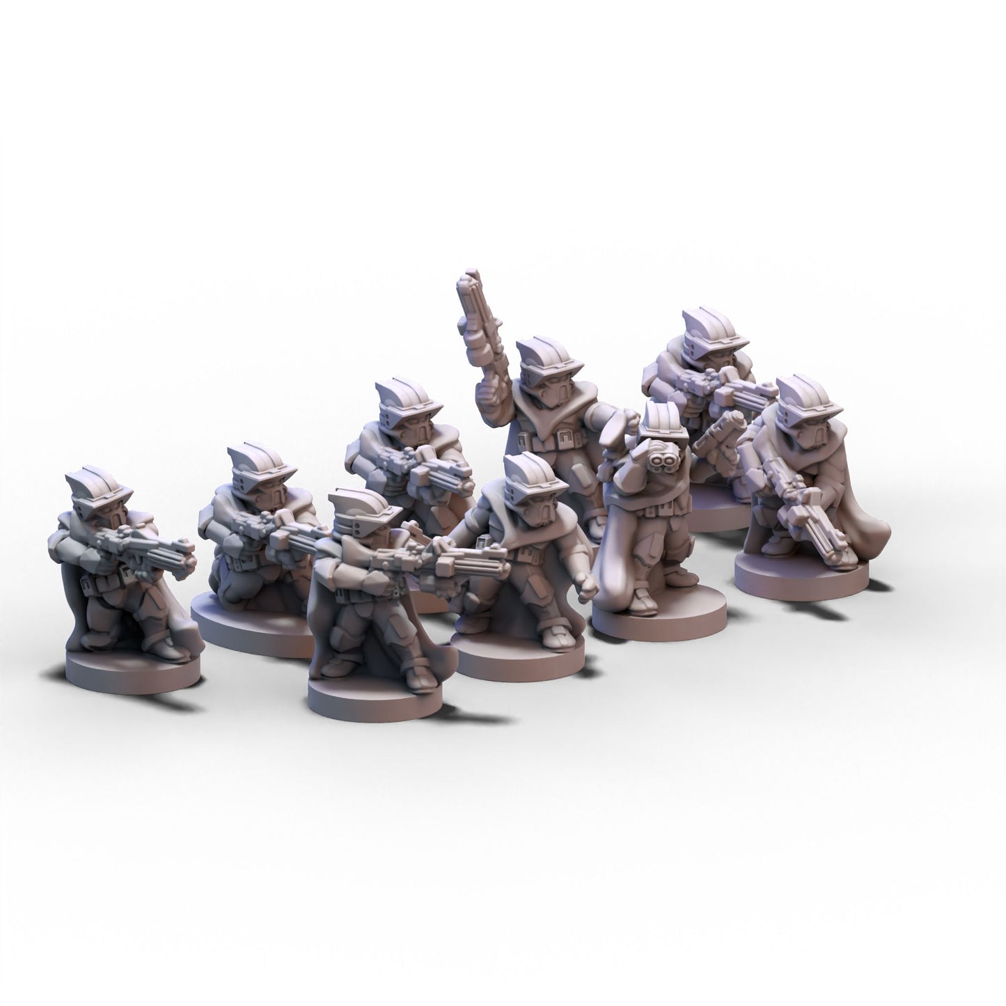 GMO Wars | GMO SRF Troopers with Cape | 6mm