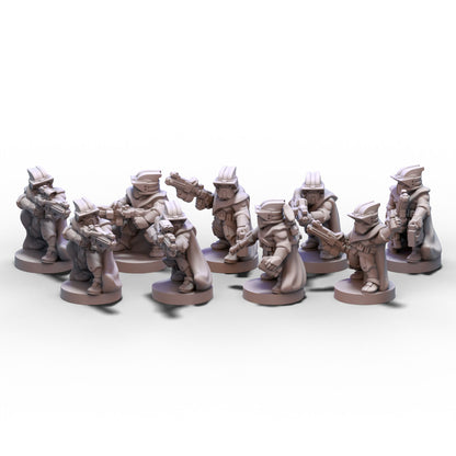 GMO Wars | GMO SRF Troopers with Cape | 6mm