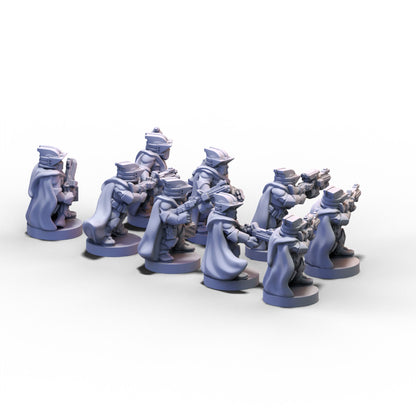 GMO Wars | GMO SRF Troopers with Cape | 6mm