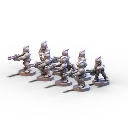 GMO Wars | GMO Troopers Long Rifle | 6mm