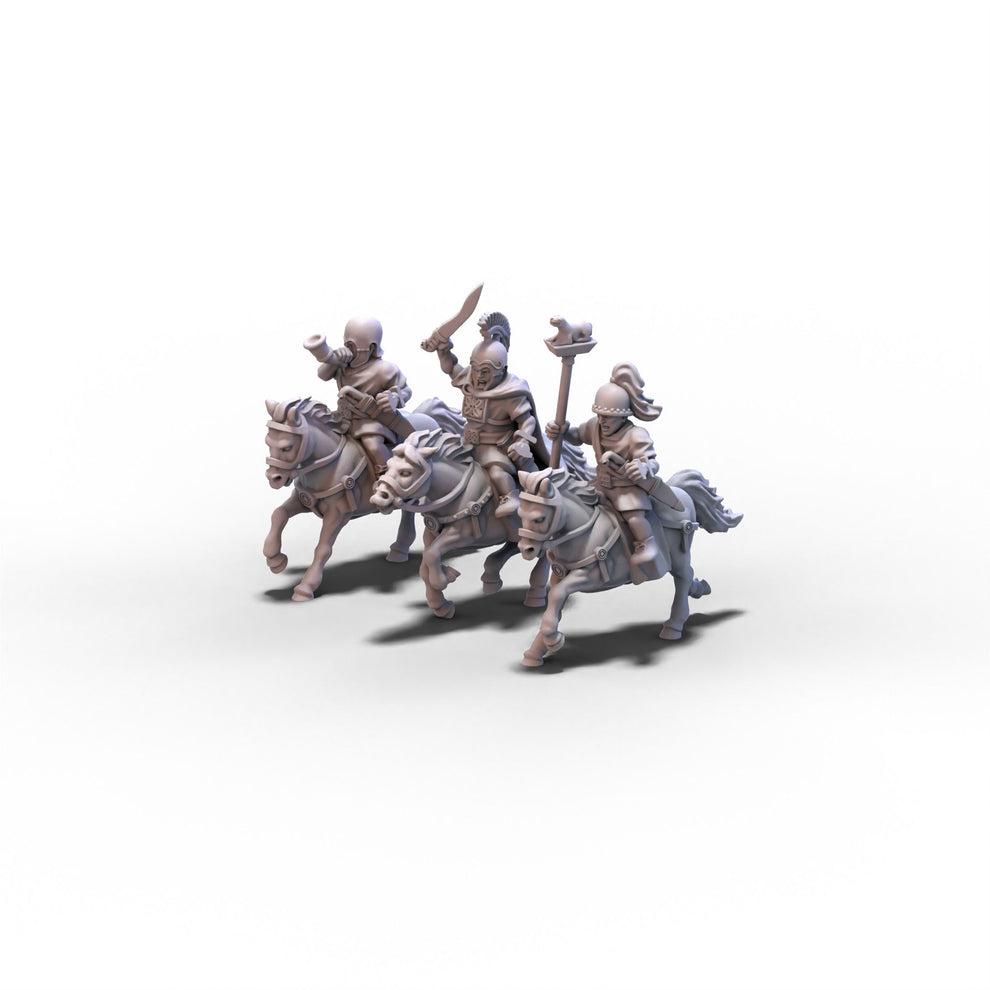 Mercenaries | Iberian Riders Command Group | 15mm or 28mm miniatures ...