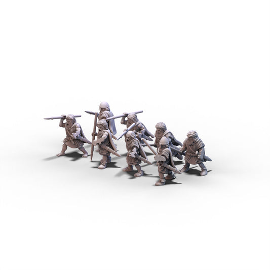 Irish | Curaidh with Javelins | 15mm/28mm miniatures