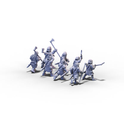 Irish | Hearthguards with Heavy Weapons | 15mm/28mm miniatures