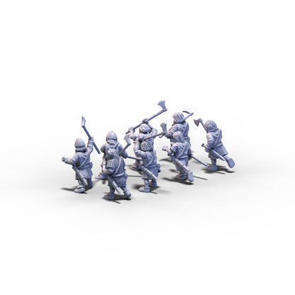 Irish | Hearthguards with Heavy Weapons | 15mm/28mm miniatures