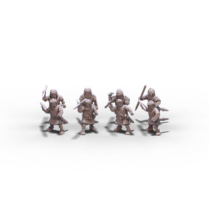 Irish | Hearthguards with Javelins | 15mm/28mm miniatures