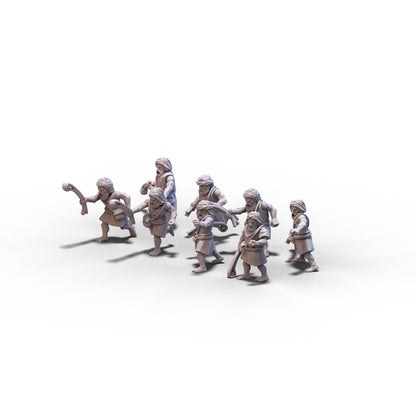 Irish | Levies with Slings | 15mm/28mm miniatures