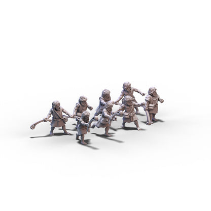 Irish | Levies with Slings | 15mm/28mm miniatures