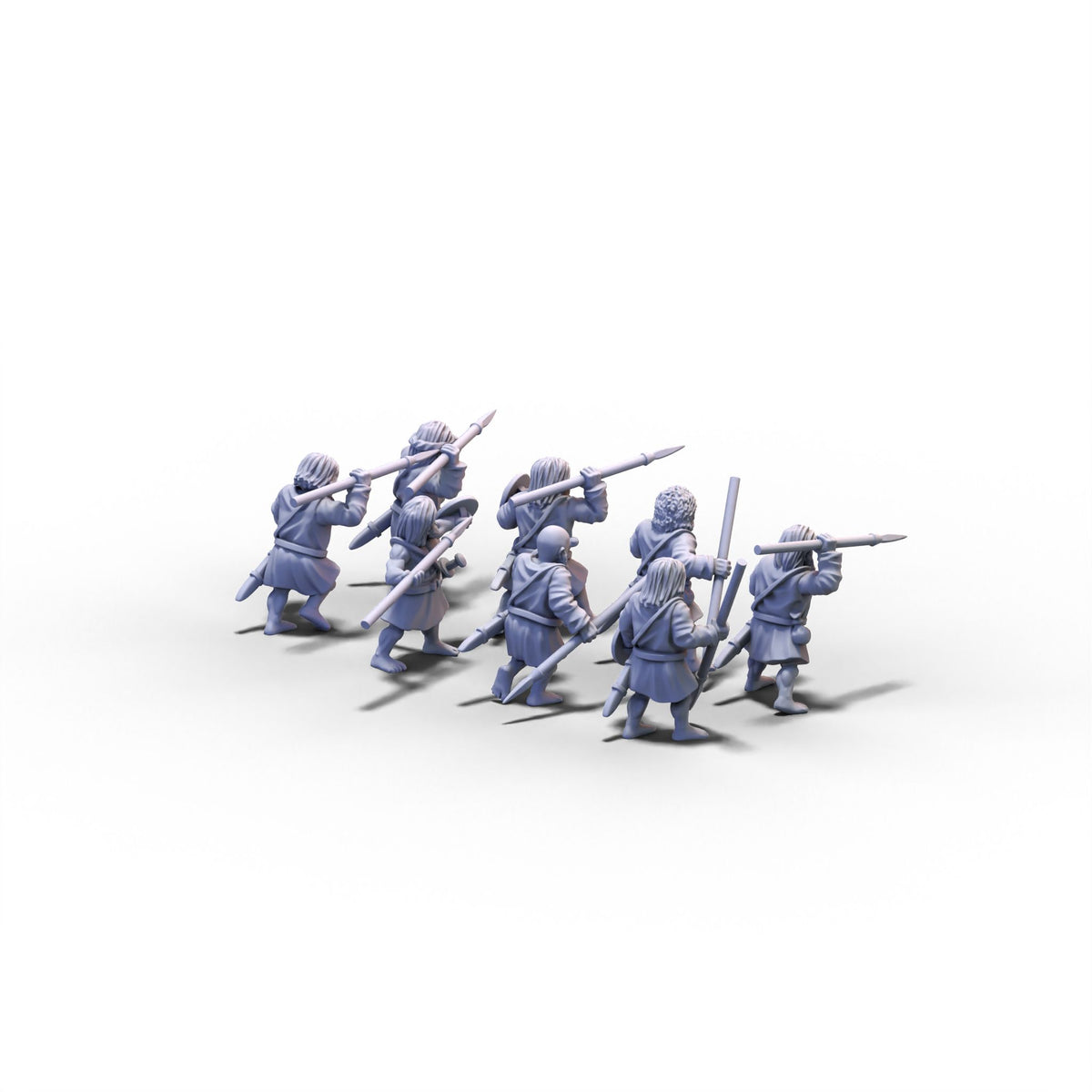 Irish | Warriors with Javelins | 15mm/28mm miniatures