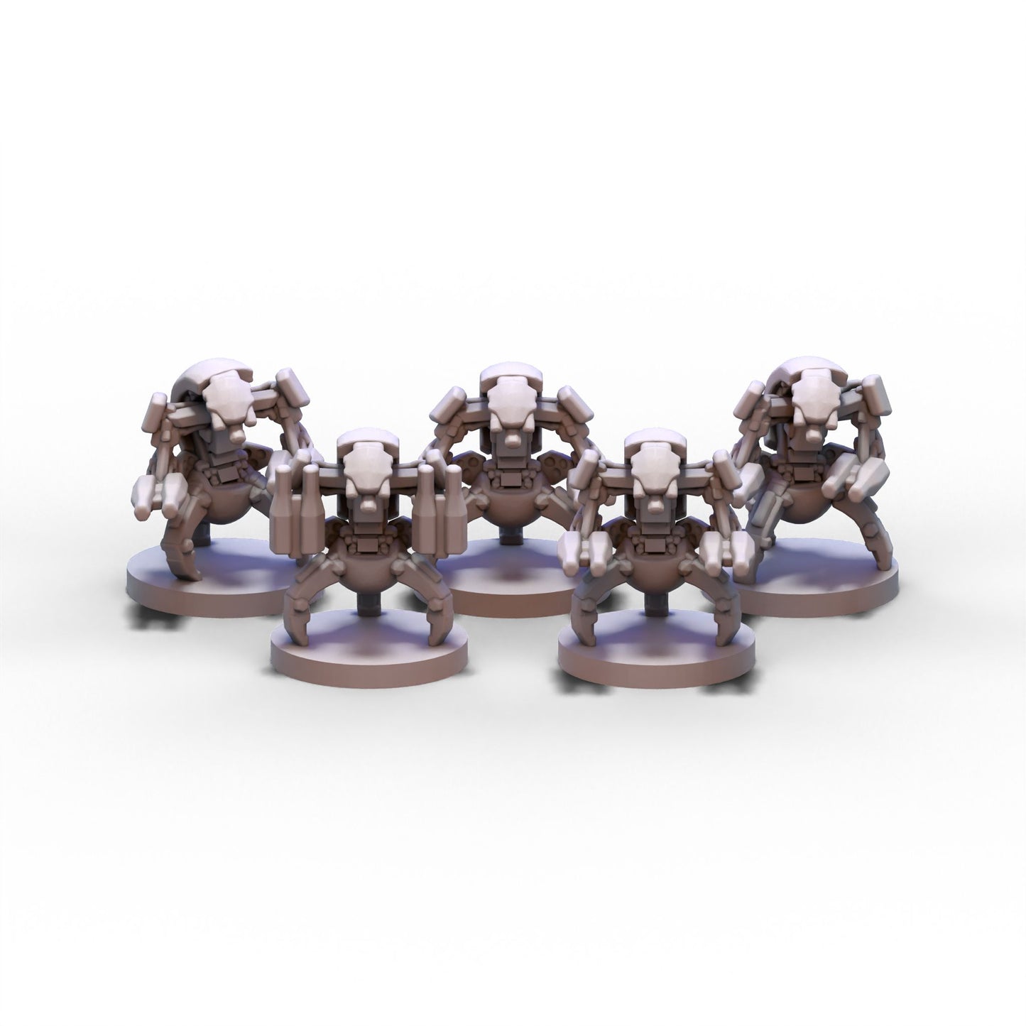 GMO Wars | Confederate Kalikoid Destroyer Bots | 6mm