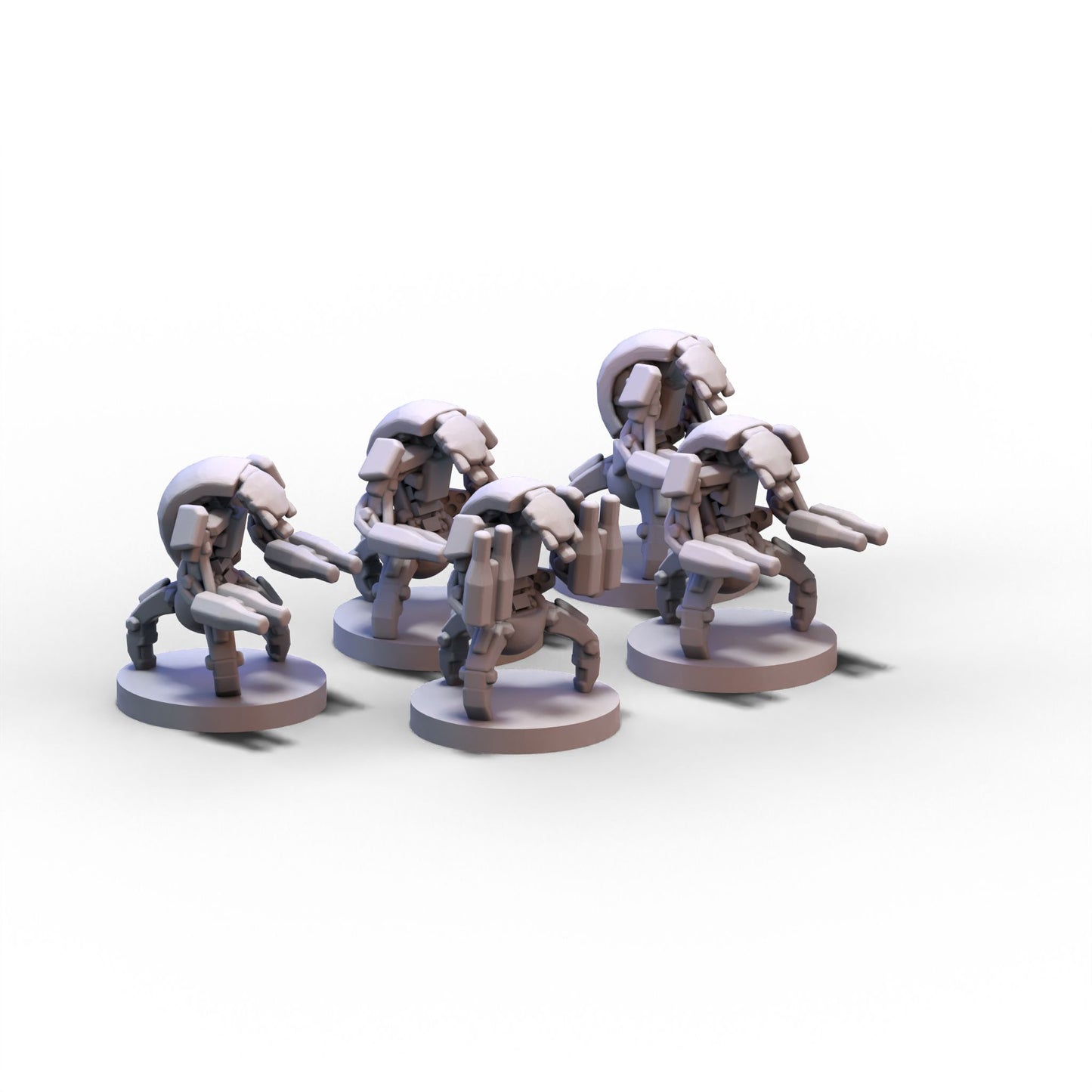 GMO Wars | Confederate Kalikoid Destroyer Bots | 6mm
