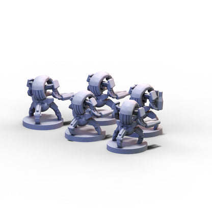 GMO Wars | Confederate Kalikoid Destroyer Bots | 6mm