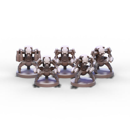 GMO Wars | Confederate Kalikoid Destroyer Bots | 6mm