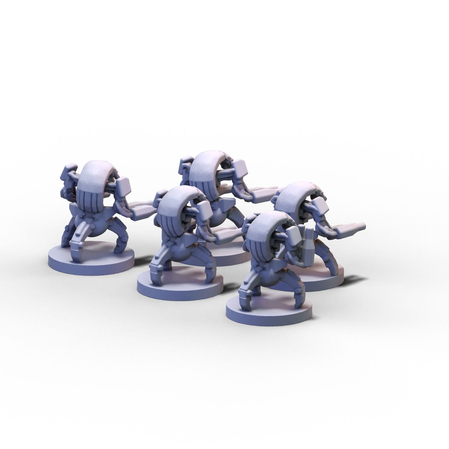 GMO Wars | Confederate Kalikoid Destroyer Bots | 6mm