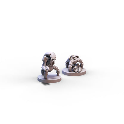 GMO Wars | Confederate Kalikoid Destroyer Bots Casualties | 6mm