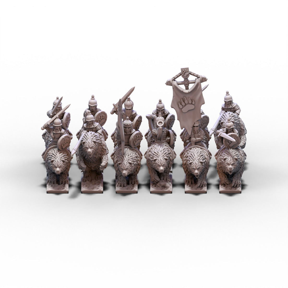 Northern Tzardom | Bear Cavalry Unit | 10mm or 15mm miniatures for ...