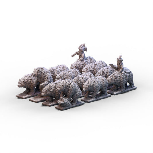 Northern Tzardom | Bears Infantry Unit | 10mm/15mm