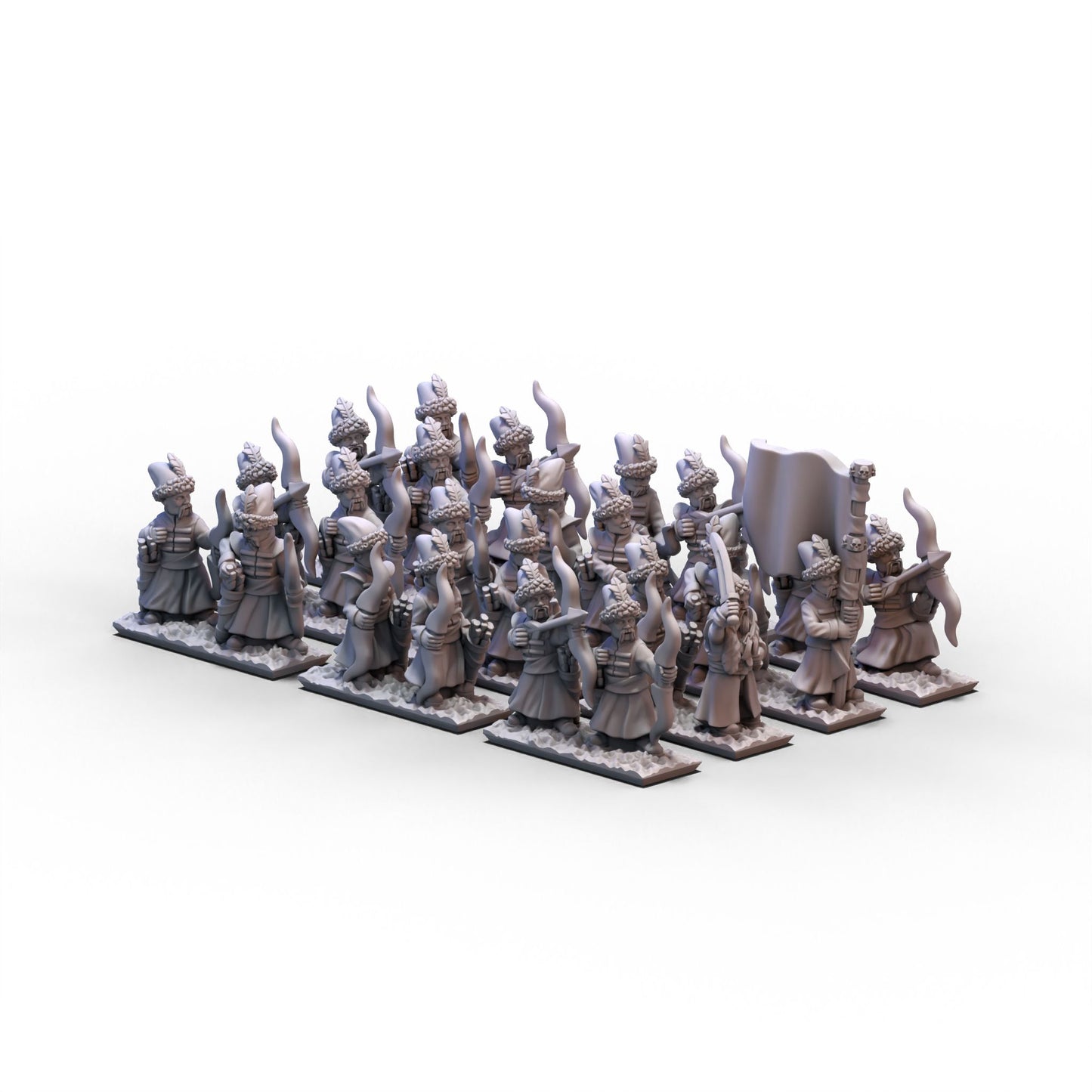 Northern Tzardom | Bowmen Infantry Unit 1 | 10mm/15mm