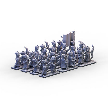 Northern Tzardom | Bowmen Infantry Unit 1 | 10mm/15mm