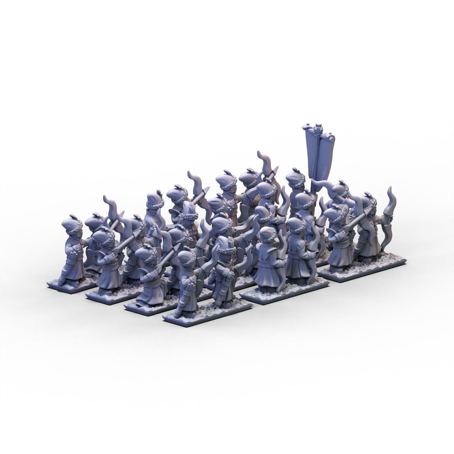 Northern Tzardom | Bowmen Infantry Unit 2 | 10mm/15mm