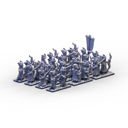 Northern Tzardom | Bowmen Infantry Unit 2 | 10mm/15mm