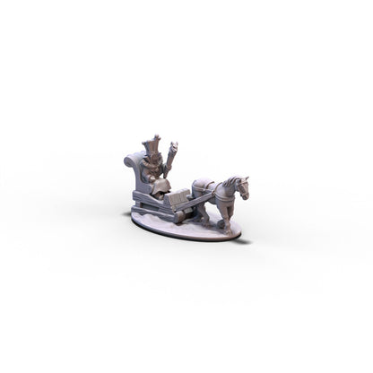 Northern Tzardom | Hero on Sled | 10mm/15mm