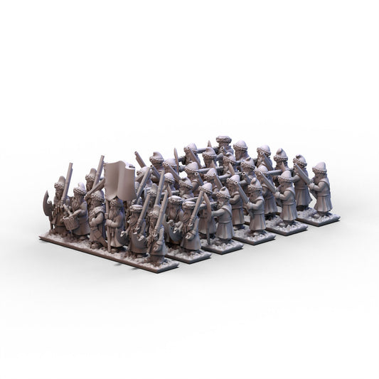 Northern Tzardom | Red Guard Infantry Unit 1 | 10mm/15mm