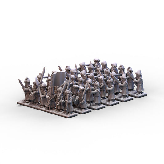 Northern Tzardom | Red Guard Infantry Unit 2 | 10mm/15mm