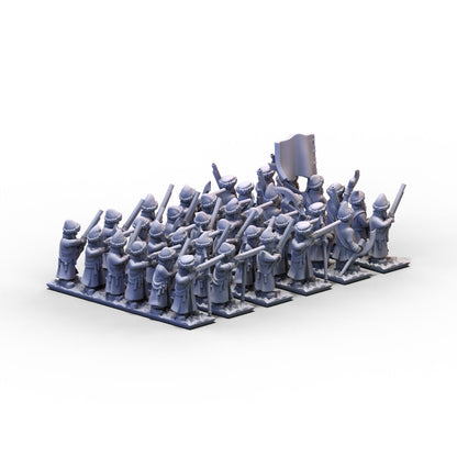 Northern Tzardom | Red Guard Infantry Unit 2 | 10mm/15mm