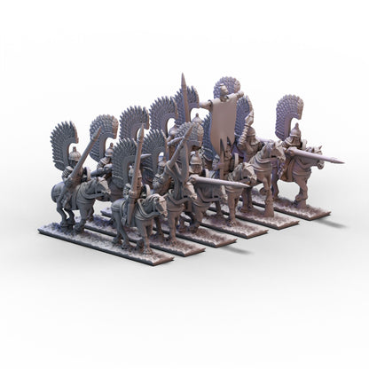 Northern Tzardom | Winged Lancers Cavalry Unit 1 | 10mm/15mm