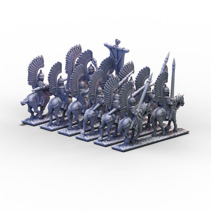 Northern Tzardom | Winged Lancers Cavalry Unit 1 | 10mm/15mm