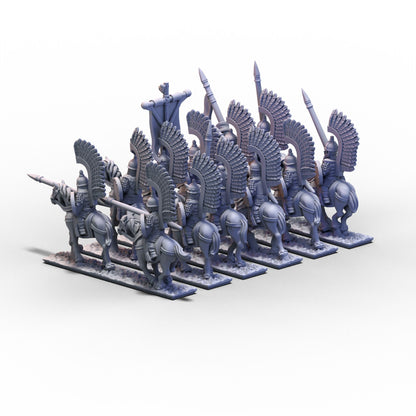 Northern Tzardom | Winged Lancers Cavalry Unit 1 | 10mm/15mm