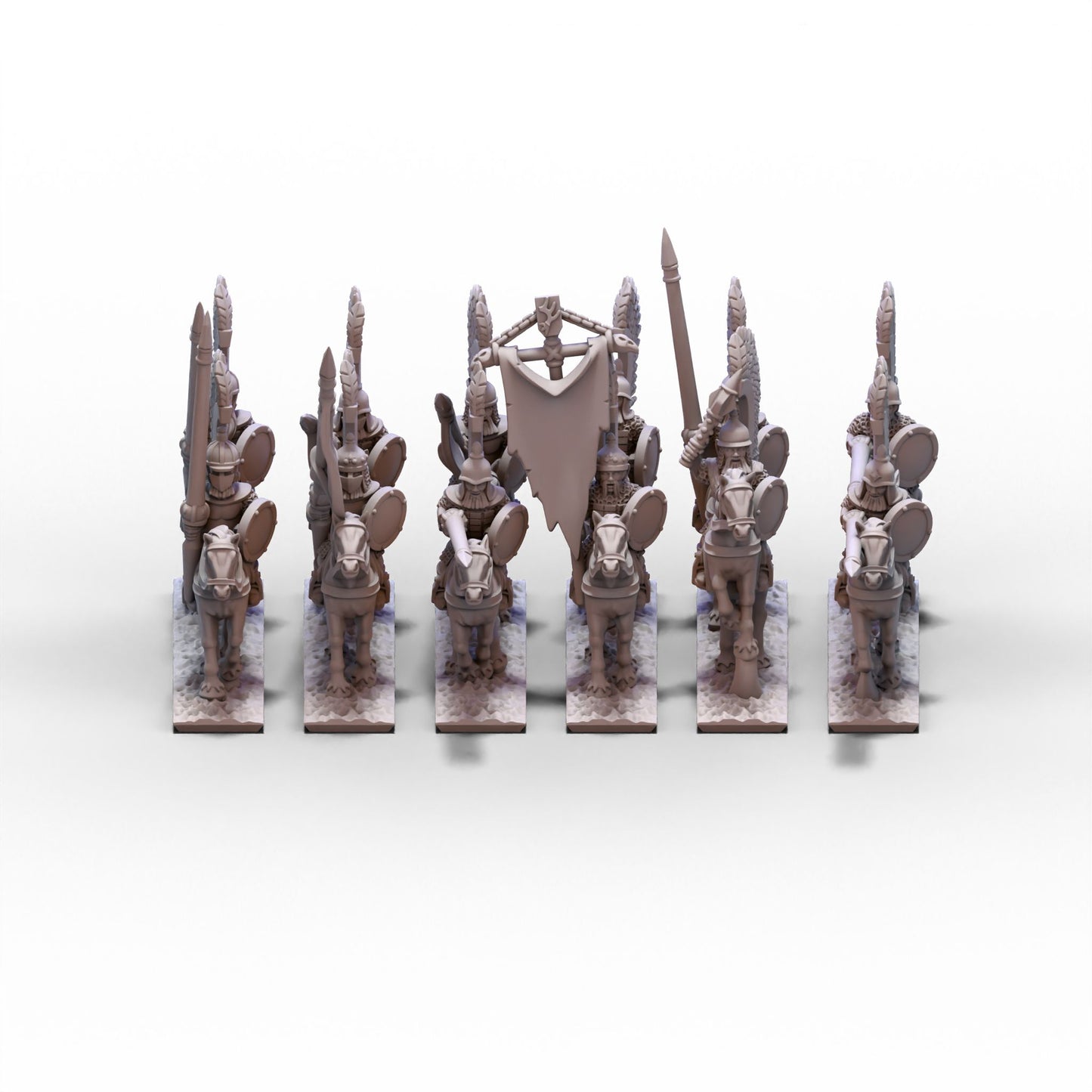 Northern Tzardom | Winged Lancers Cavalry Unit 2 | 10mm/15mm