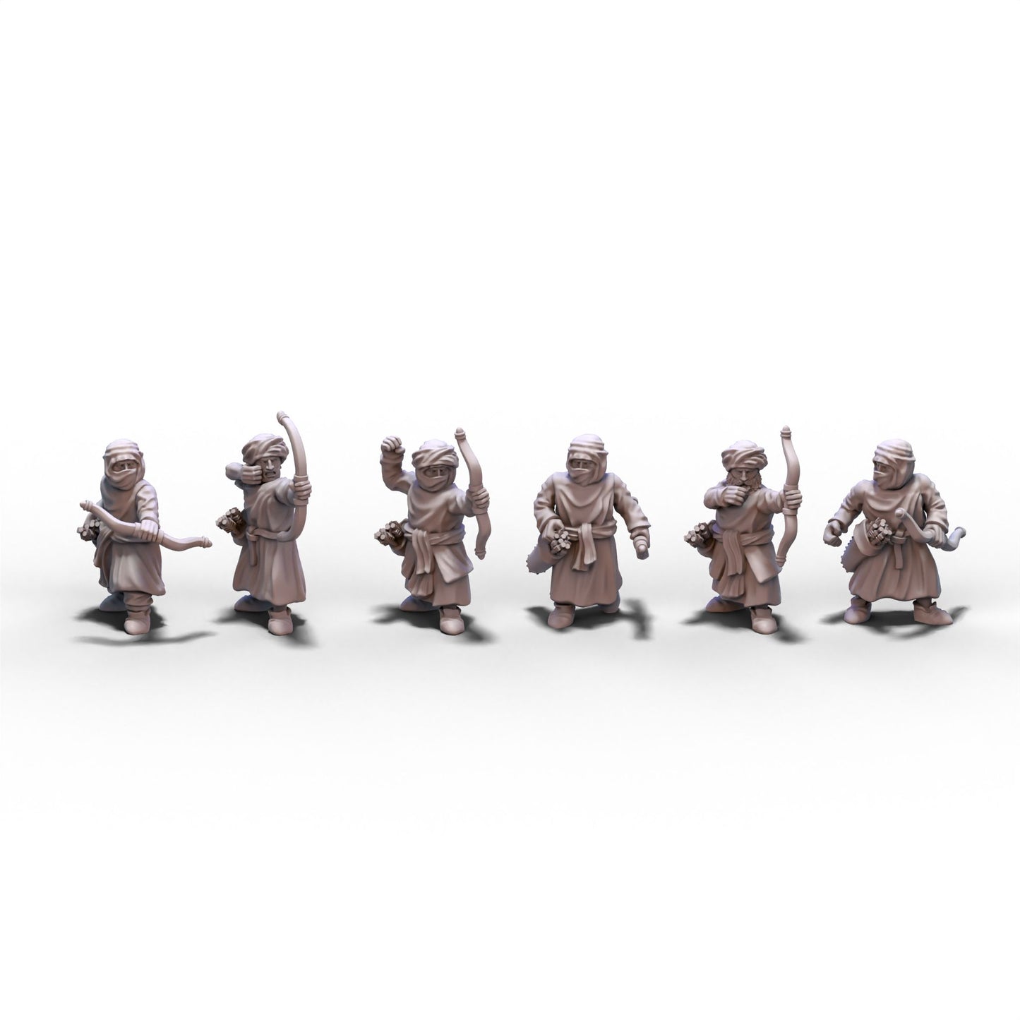 Moors | Archers | 15mm/28mm miniatures