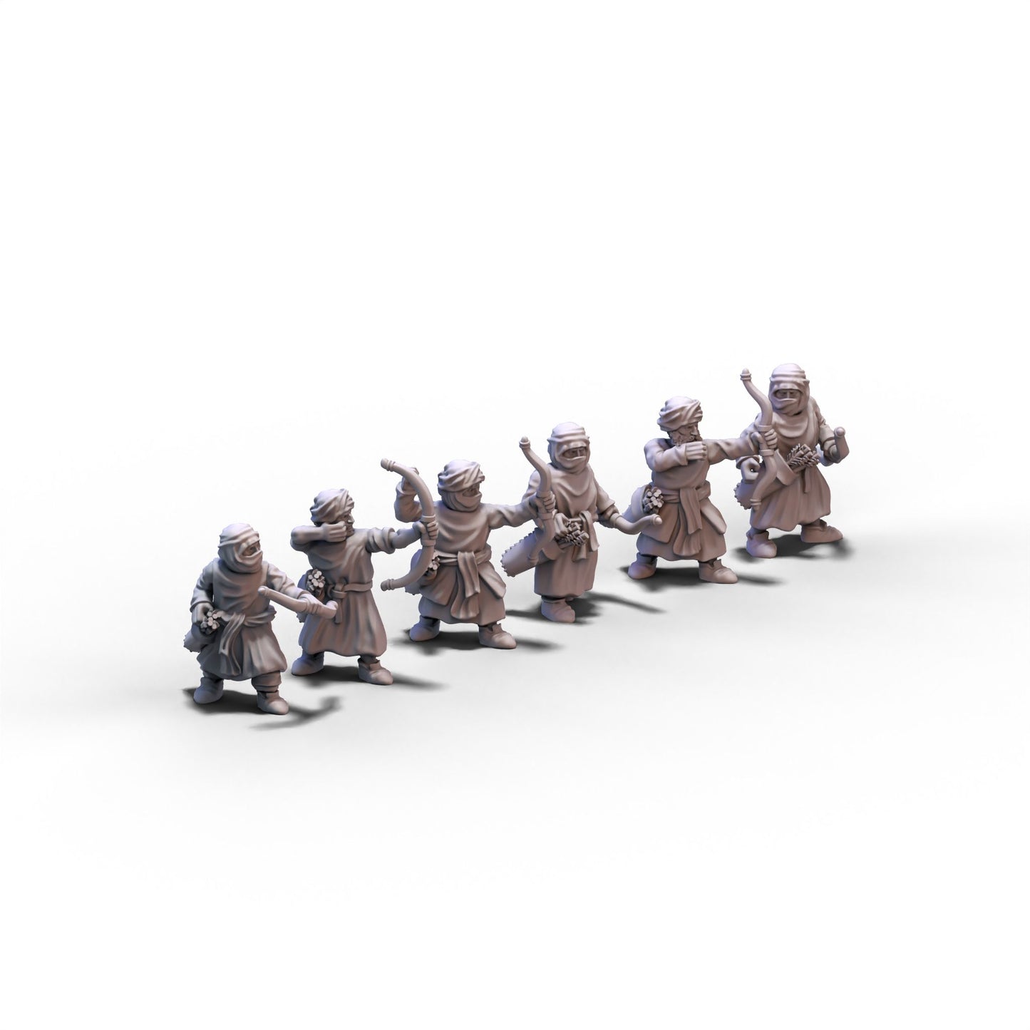 Moors | Archers | 15mm/28mm miniatures