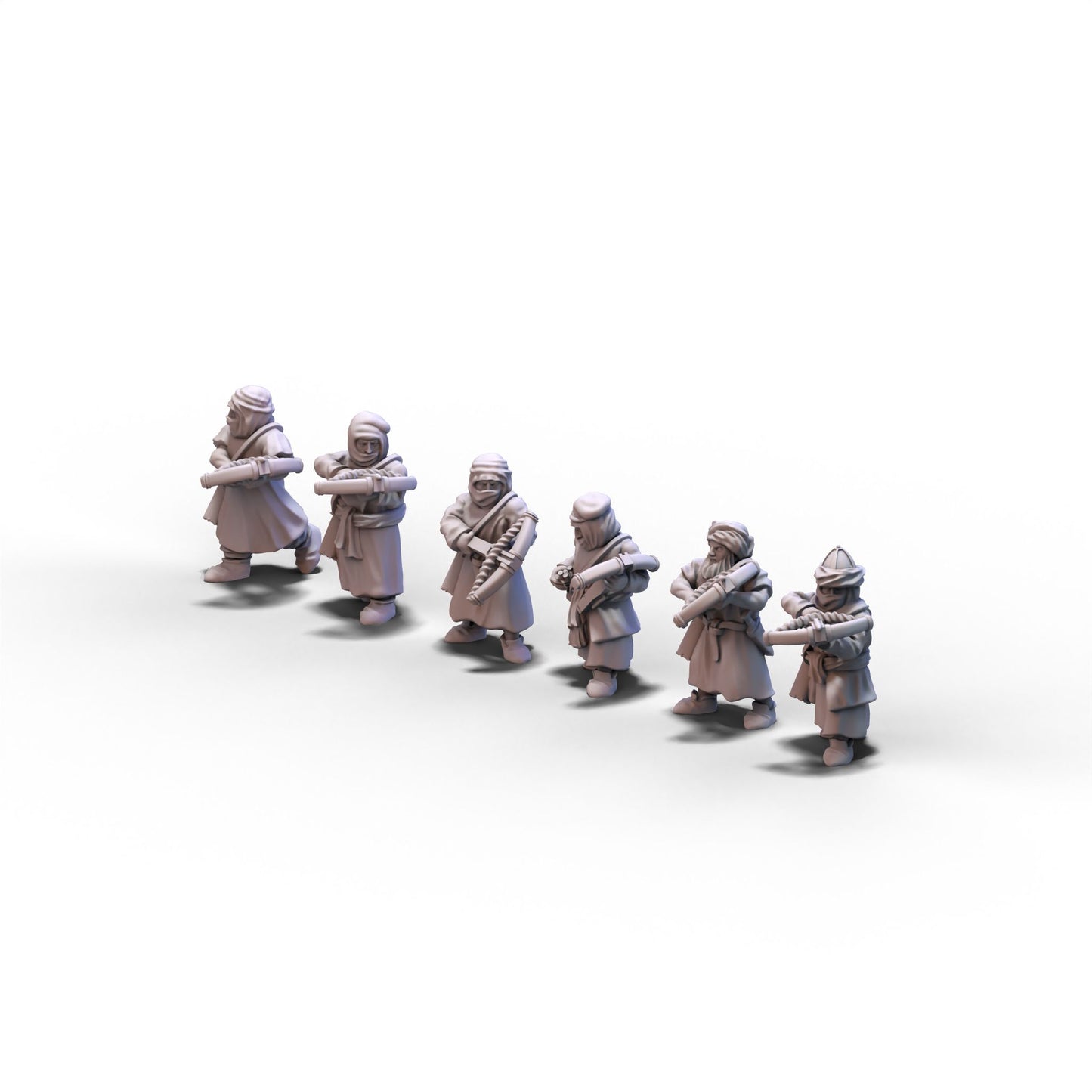 Moors | Levies with Crossbows | 15mm/28mm miniatures