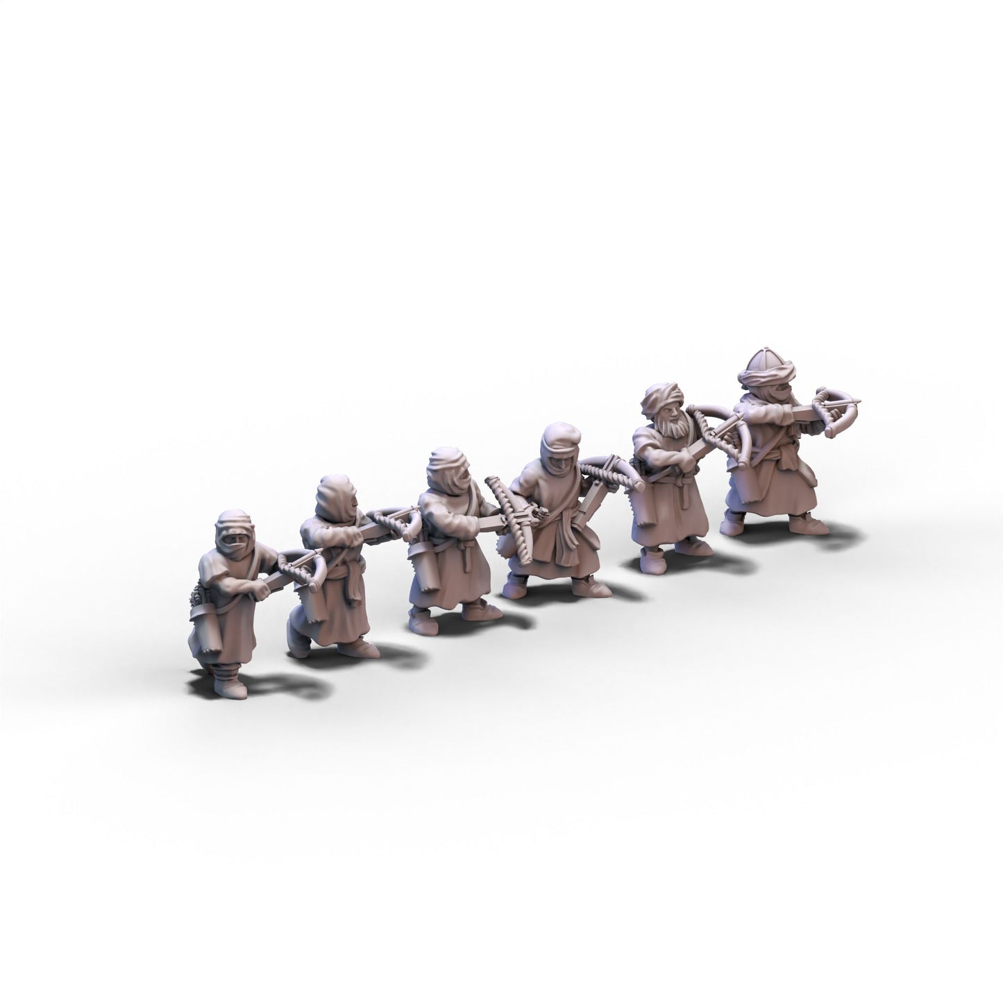 Moors | Levies with Crossbows | 15mm/28mm miniatures