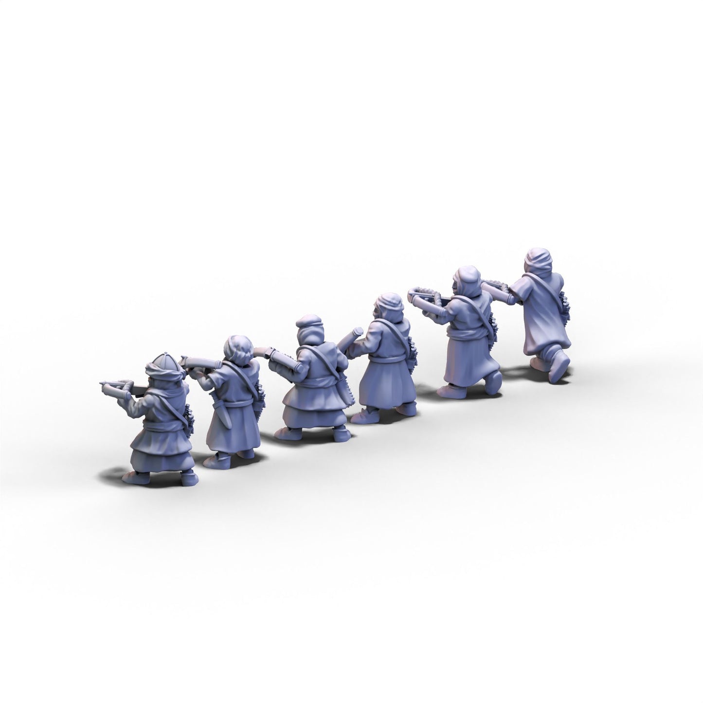 Moors | Levies with Crossbows | 15mm/28mm miniatures