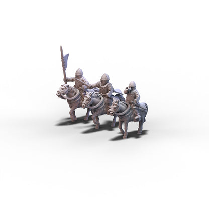 Normans | Cavalry Command Group | 15mm/28mm miniatures
