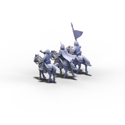 Normans | Cavalry Command Group | 15mm/28mm miniatures