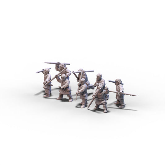 Normans | Levies with Javelins | 15mm/28mm miniatures