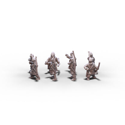 Normans | Unarmored Archers | 15mm/28mm miniatures