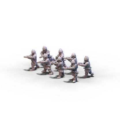 Normans | Warriors with Crossbows | 15mm/28mm miniatures