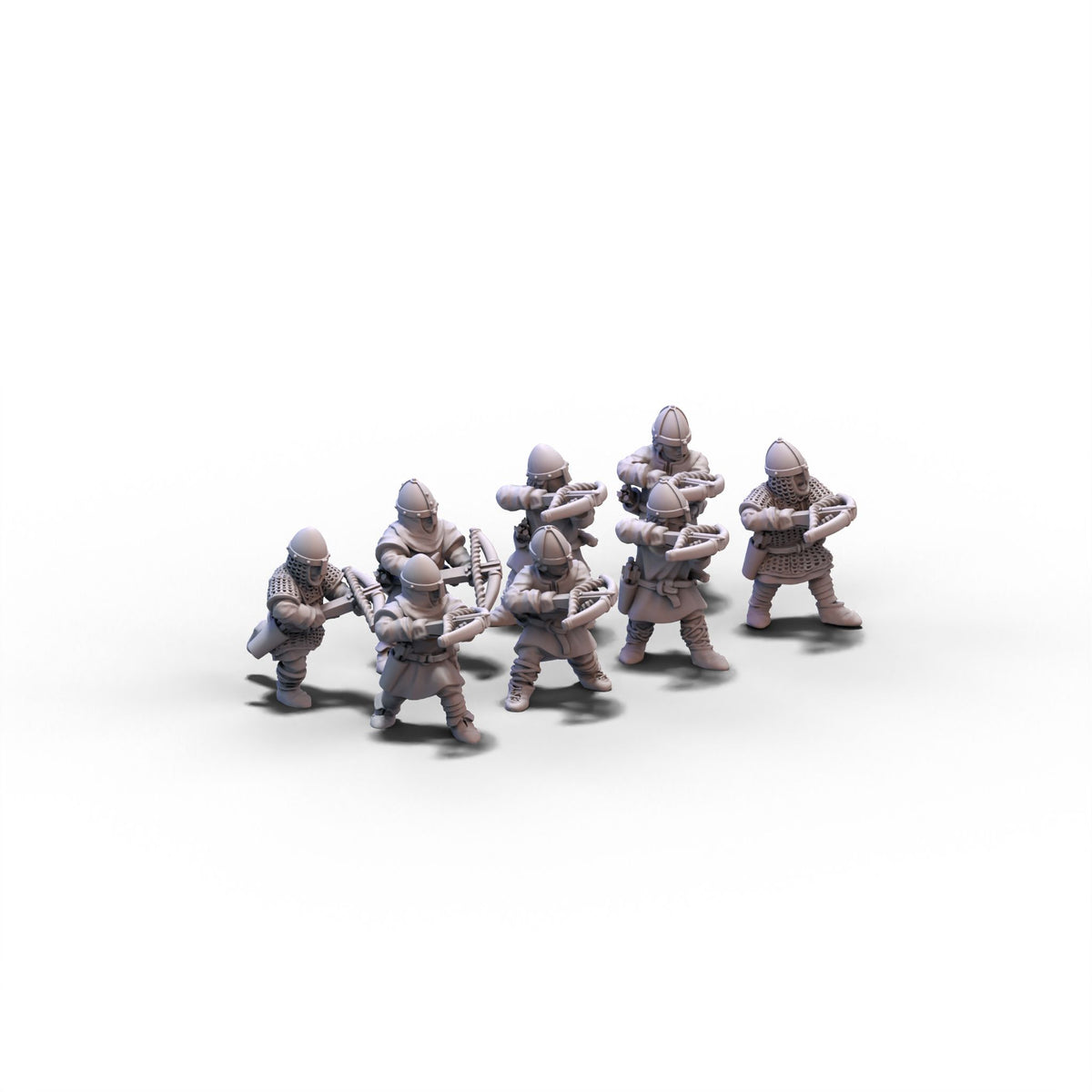 Normans | Warriors with Crossbows | 15mm/28mm miniatures