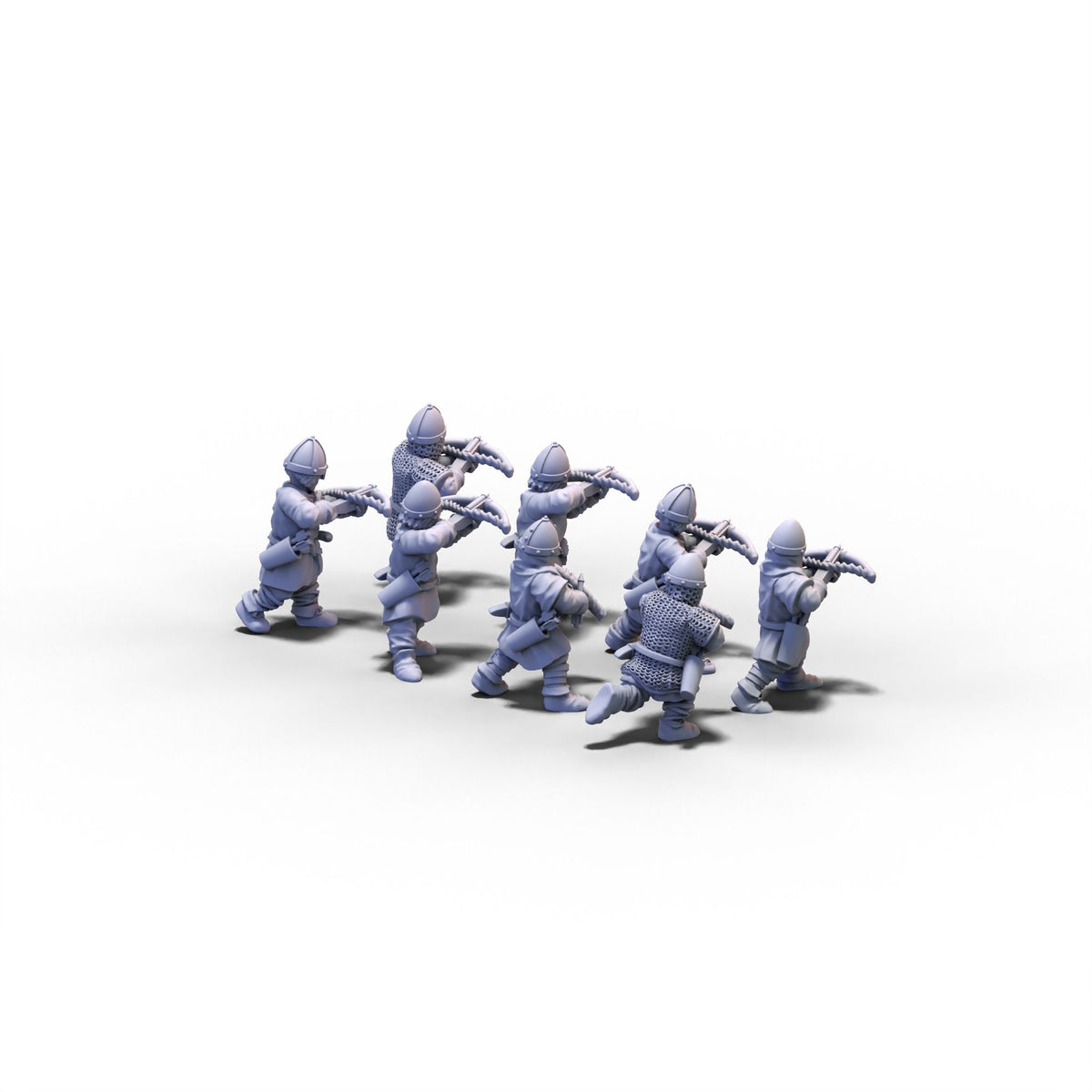 Normans | Warriors with Crossbows | 15mm/28mm miniatures