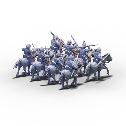 Normans | Mounted Warriors with Javelins | 15mm/28mm miniatures