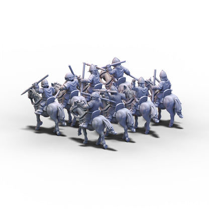 Normans | Mounted Warriors with Javelins | 15mm/28mm miniatures