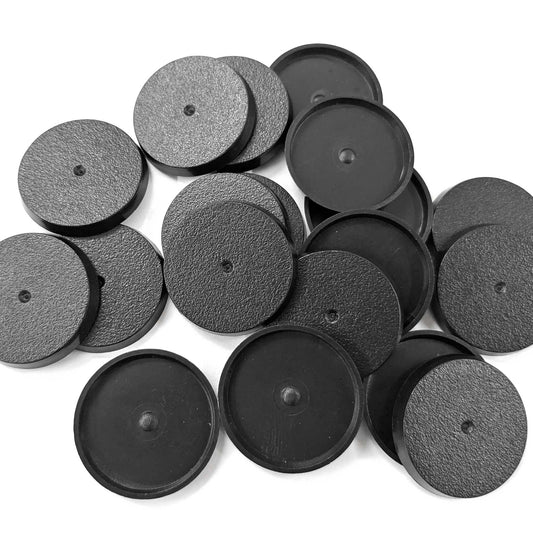 32mm round plastic bases