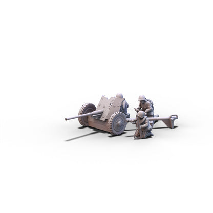 Russia | 45mm AT Cannon | 28mm miniatures
